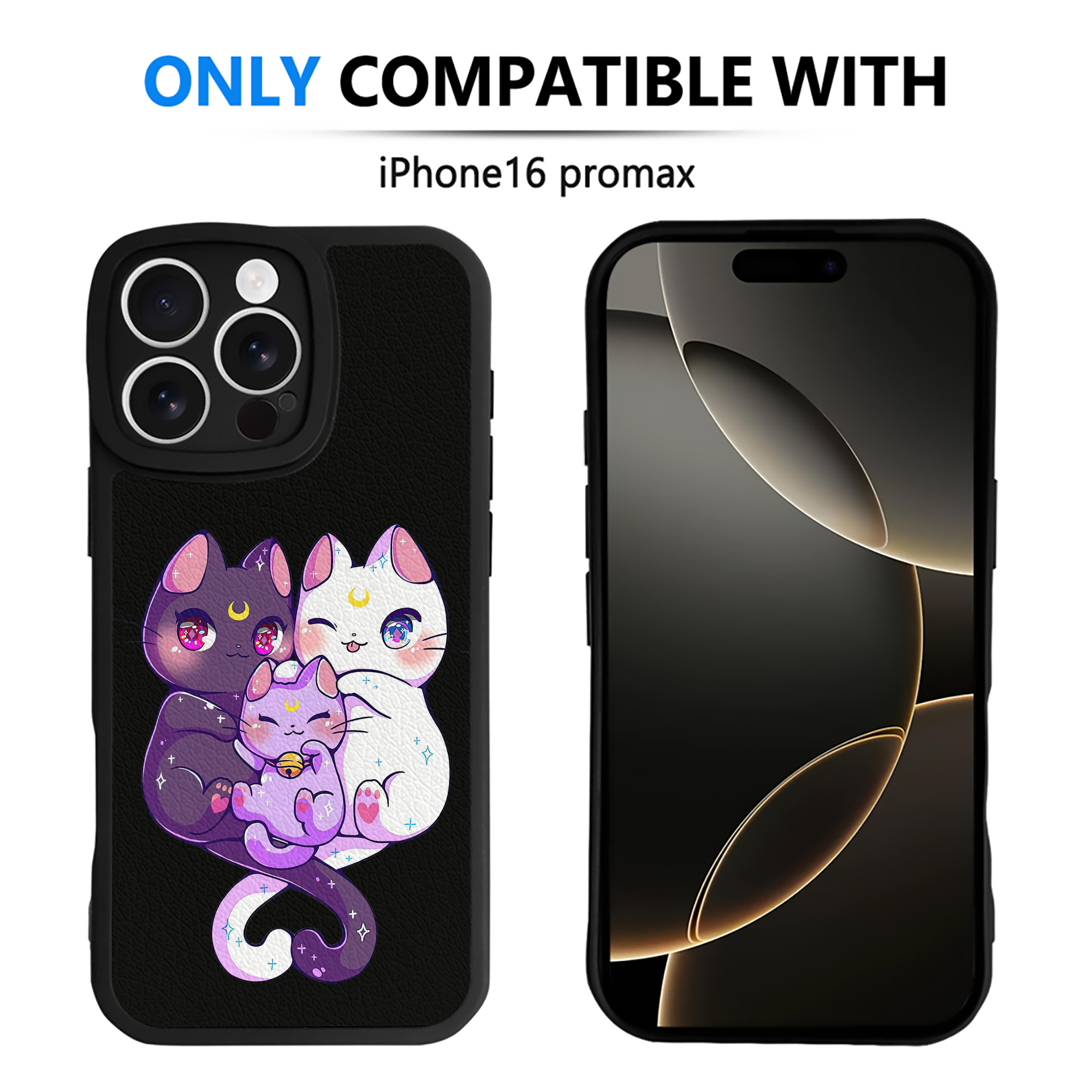 （画像用） 美少女戦士セーラームーン Sailor Moon 【iPhone 16シリーズ対応】シリコンスマホケース（レザー調） 材質：シリコン